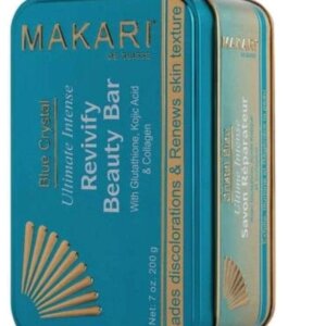 Makari Blue Crystal Revivify Beauty Bar pour peau éclatante et unifiée
