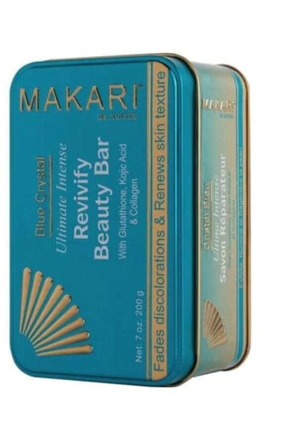 Makari Blue Crystal Revivify Beauty Bar pour peau éclatante et unifiée
