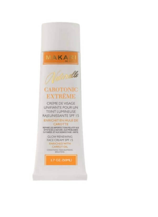 Makari Crème Visage Carotonic Extrême SPF15 pour teint lumineux et unifié
