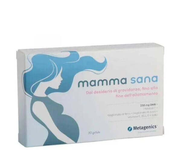 Complément multivitaminé Mamma Sana avec DHA pour femmes enceintes et allaitantes